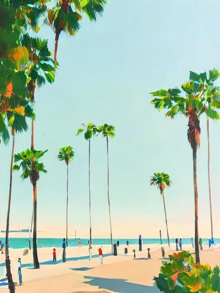 Long Beach, California Contemporary Illustration  