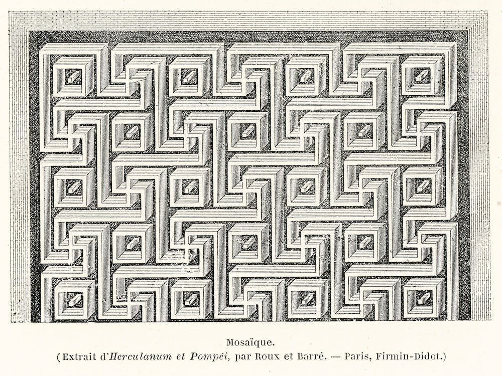 Mosaic Pattern, Albert Racine 1