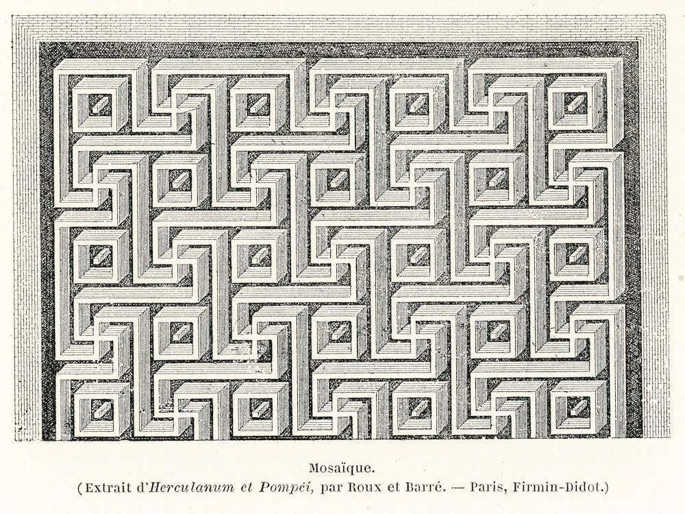 Mosaic Pattern, Albert Racine 1