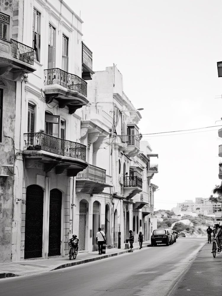 Sliema, Malta, Mediterranean Black And White Photography Analogue 2
