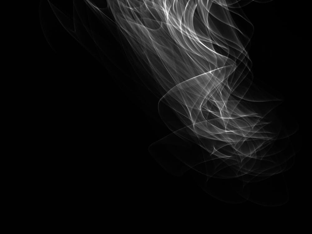 Glowing Abstract Curved Black And White Lines 11