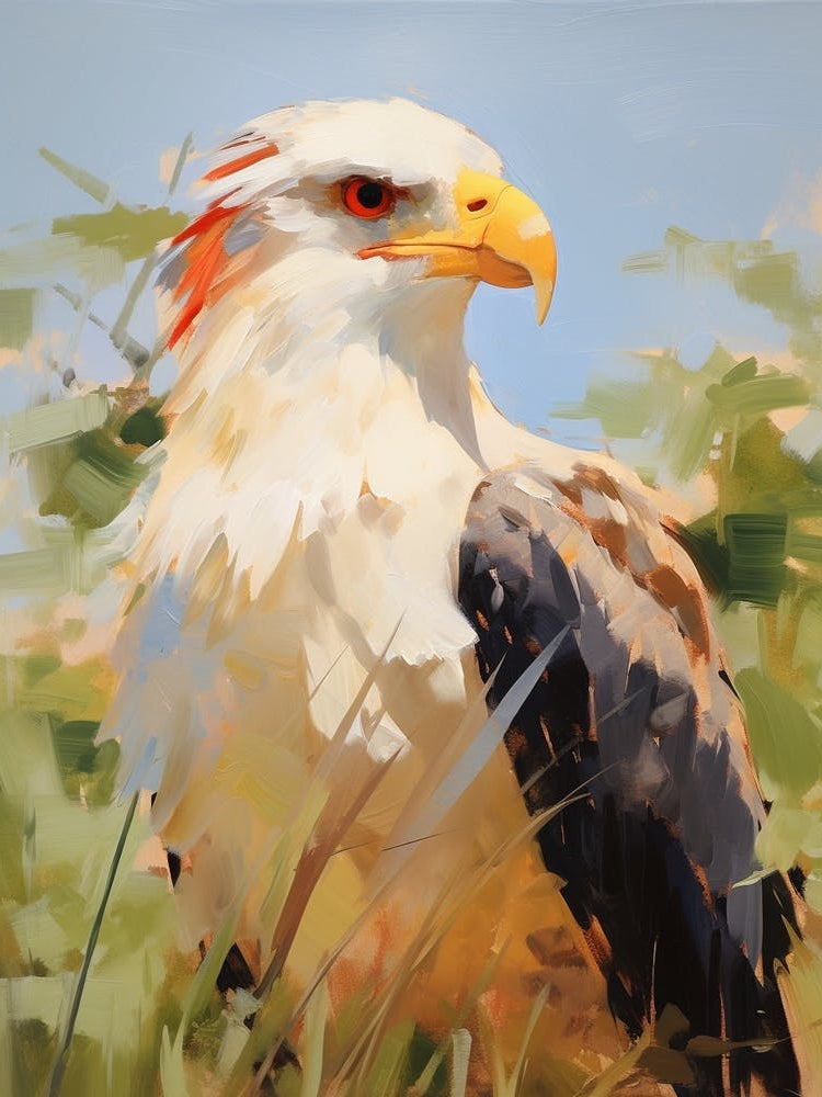 Bird Painting Crested Caracara 2