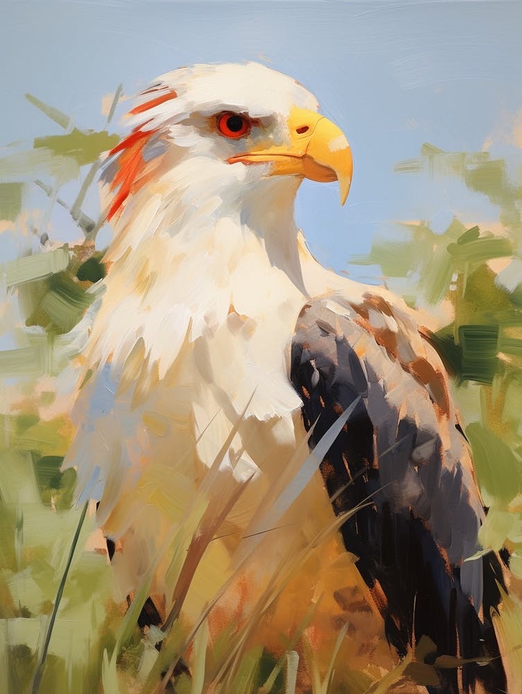 Bird Painting Crested Caracara 2