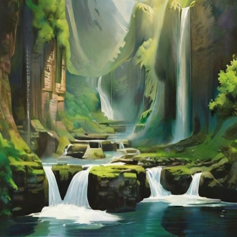 Waterfall In The Forest