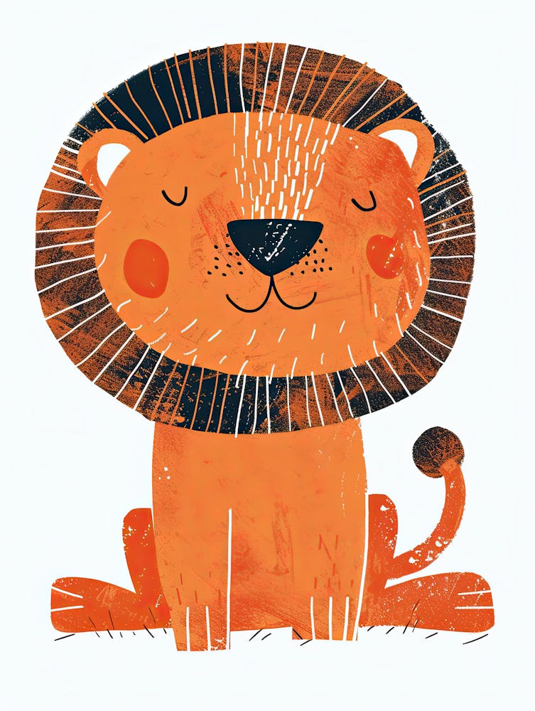 Little Lion King Children Prints & Kids Posters