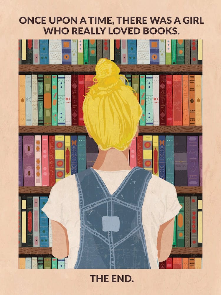 Book Girl Blonde