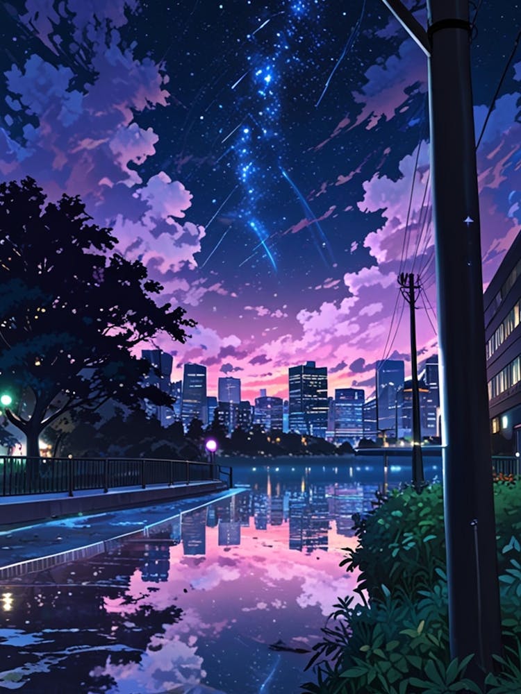 Night Sky Anime aesthetic 60