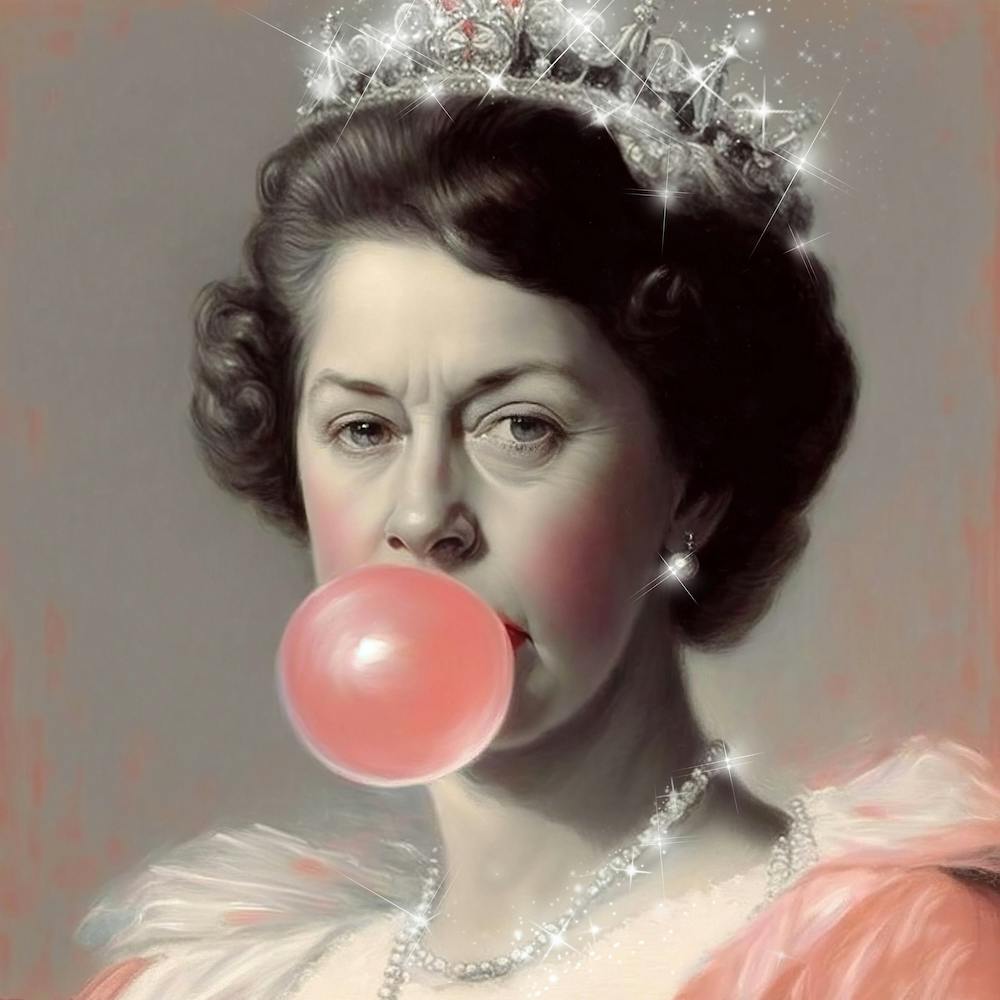 Glitter Queen Square