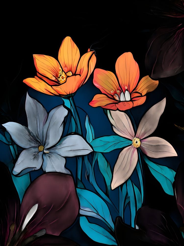 Flowers In The Dark