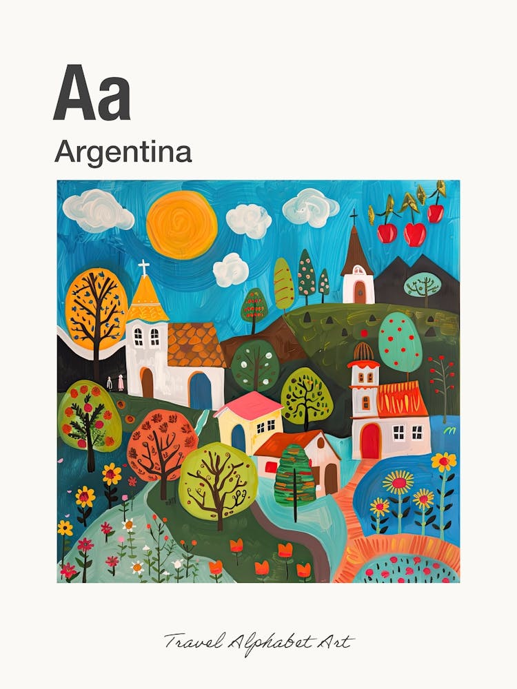 Kids Travel Alphabet  Argentina 2