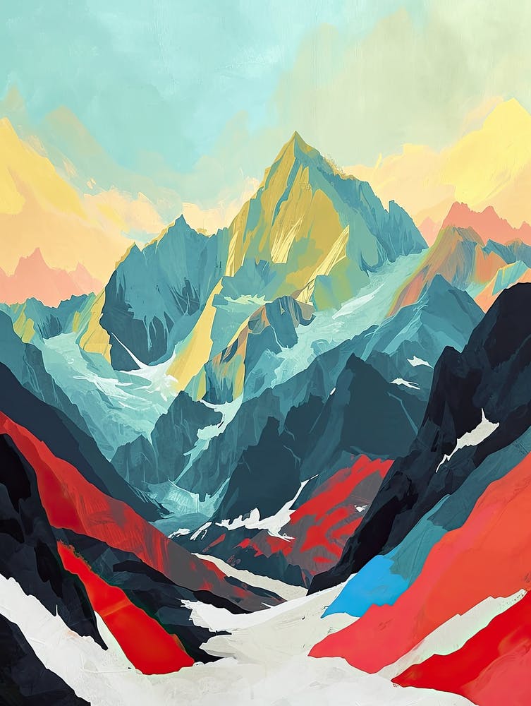 Abstract Mountain 69