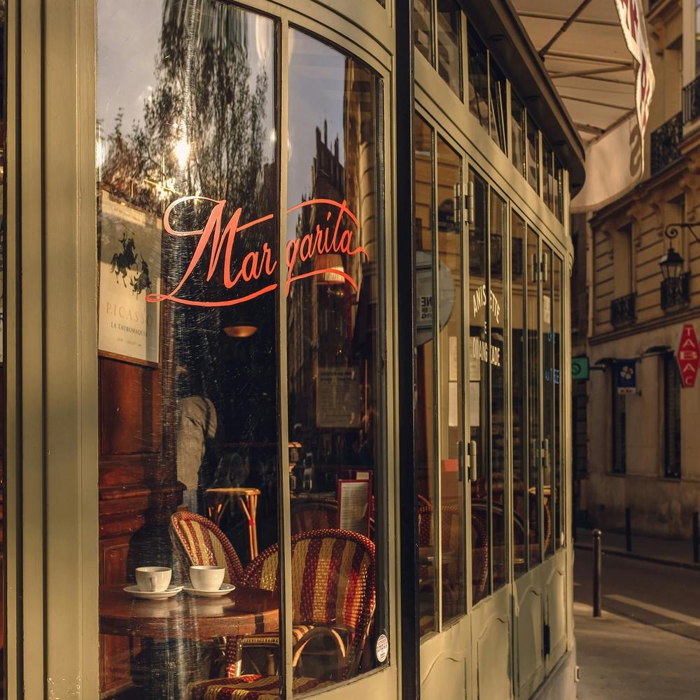 Paris Bistro Cafe Square