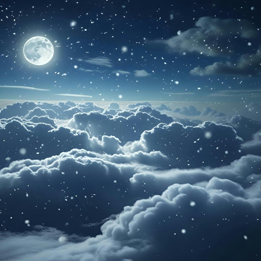 Moon And Clouds 1
