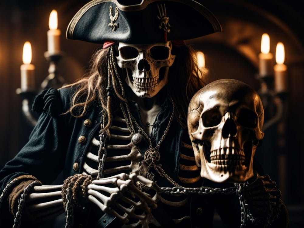 Dead Man Pirate Skeleton