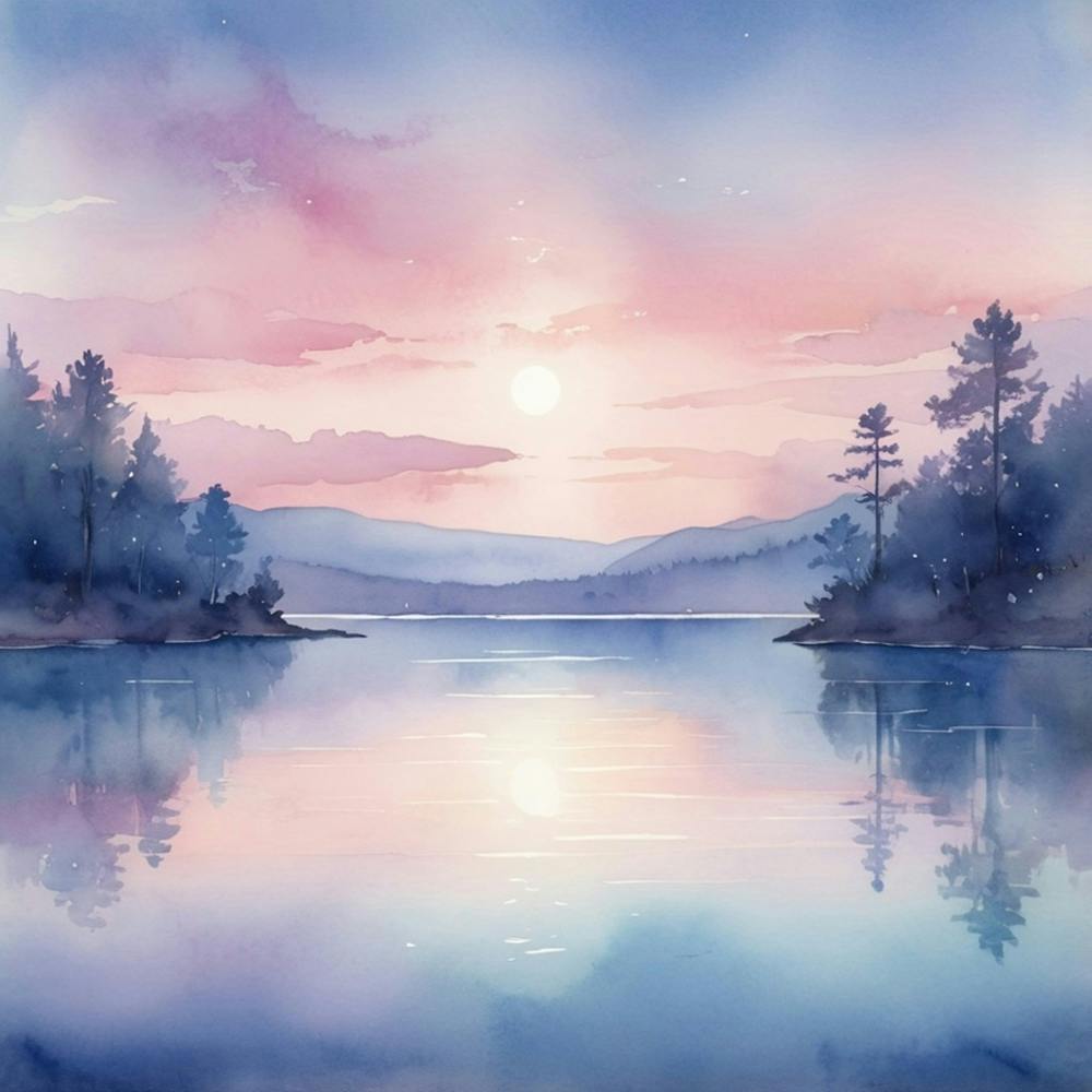 Watercolor Landscape Painting 4