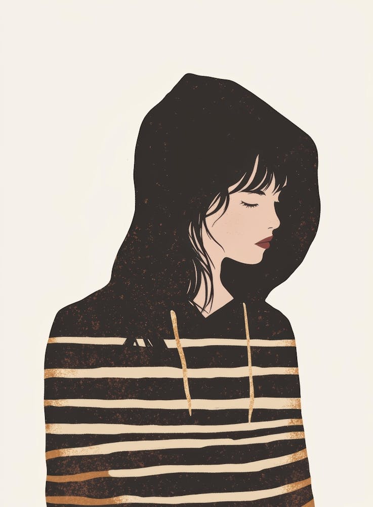 Girl With Hoodie