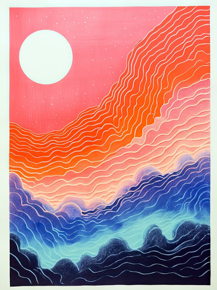 Crystalline Veins Futuristic Biomorphic Art