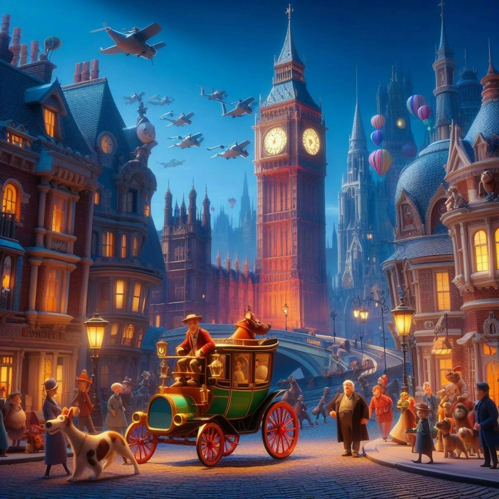 Nocturnal Echoes: London Twilight