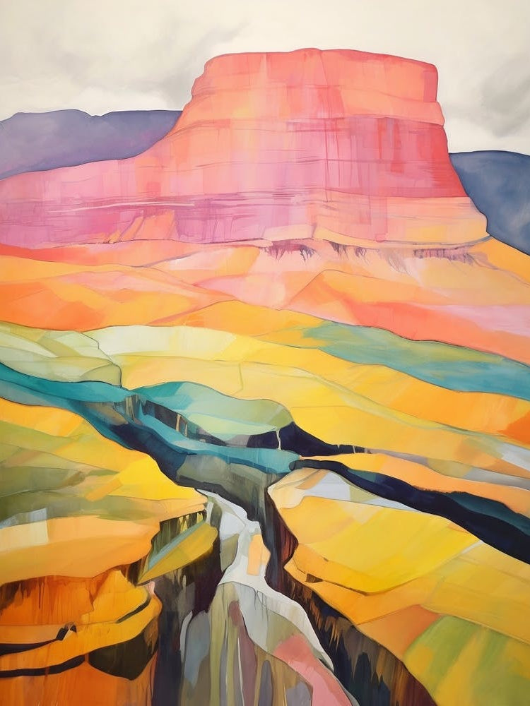 Mount Roraima Venezuela 2 Mountain Painting