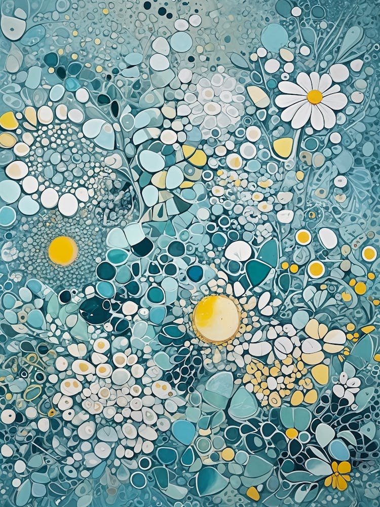 Blue And Yellow Abstract no2