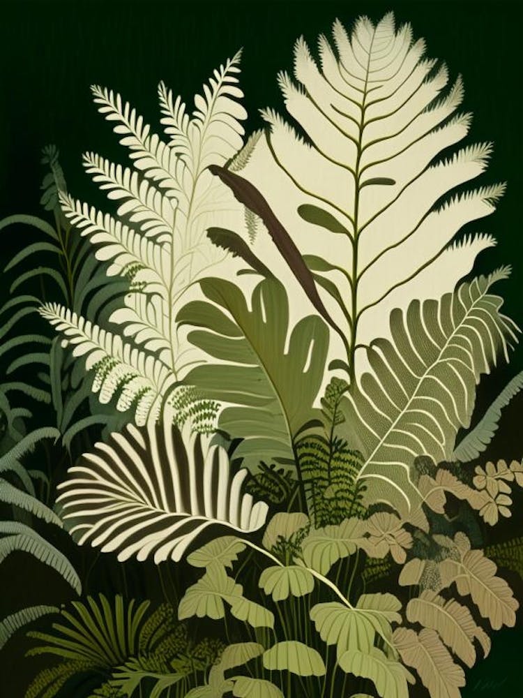 Buttonquail Fern Rousseau Inspired