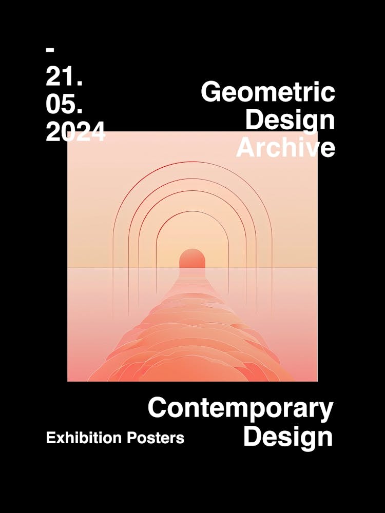 Geometric Design Archive Poster 51