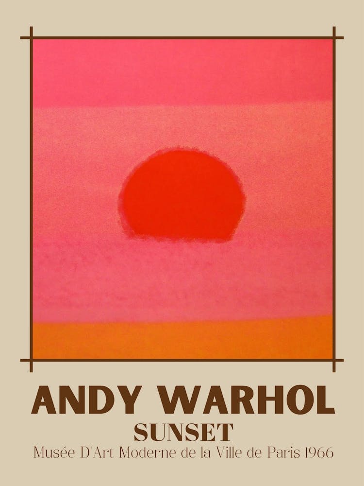 Andy Warhol Sunset