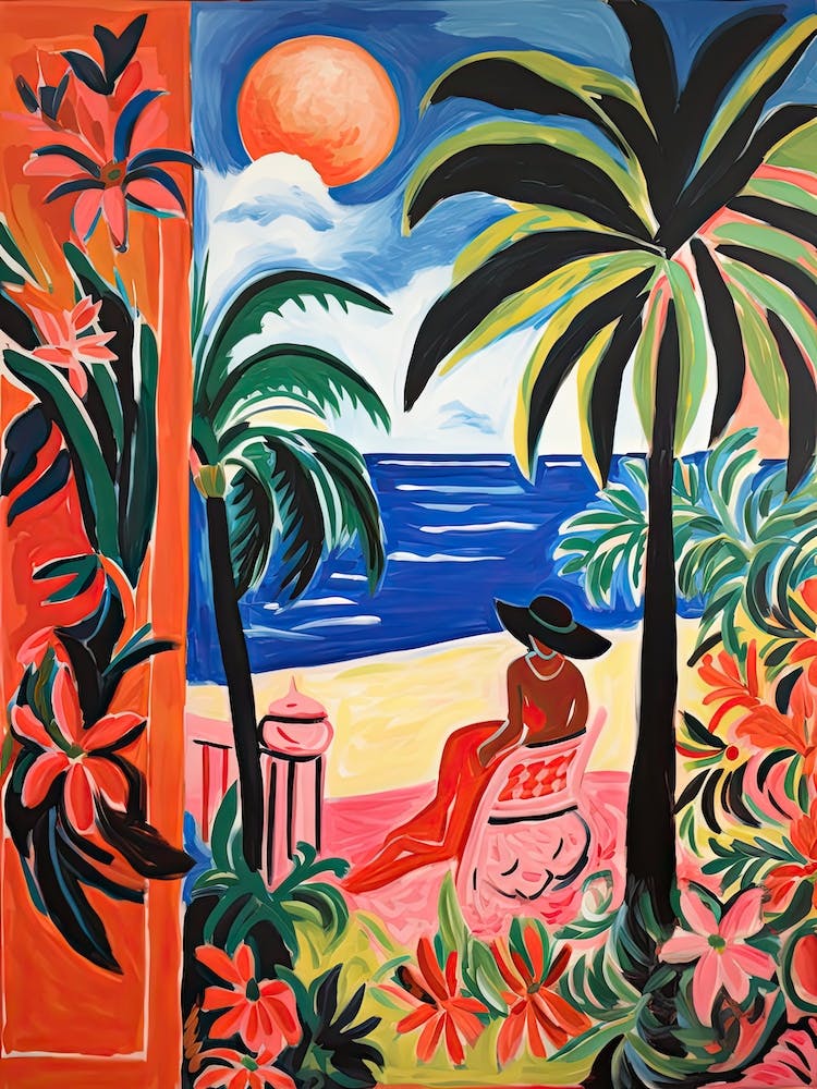 Long Beach, California, Matisse And Rousseau Style 1