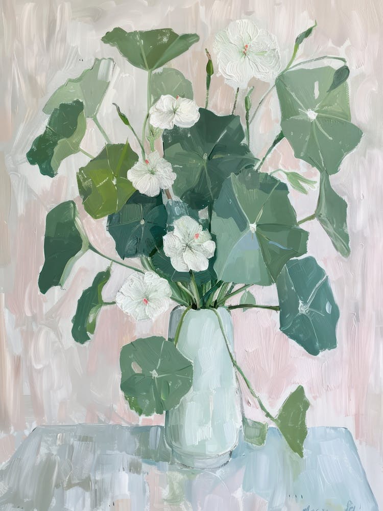 A World Of Flowers Nasturtium 2 Painting