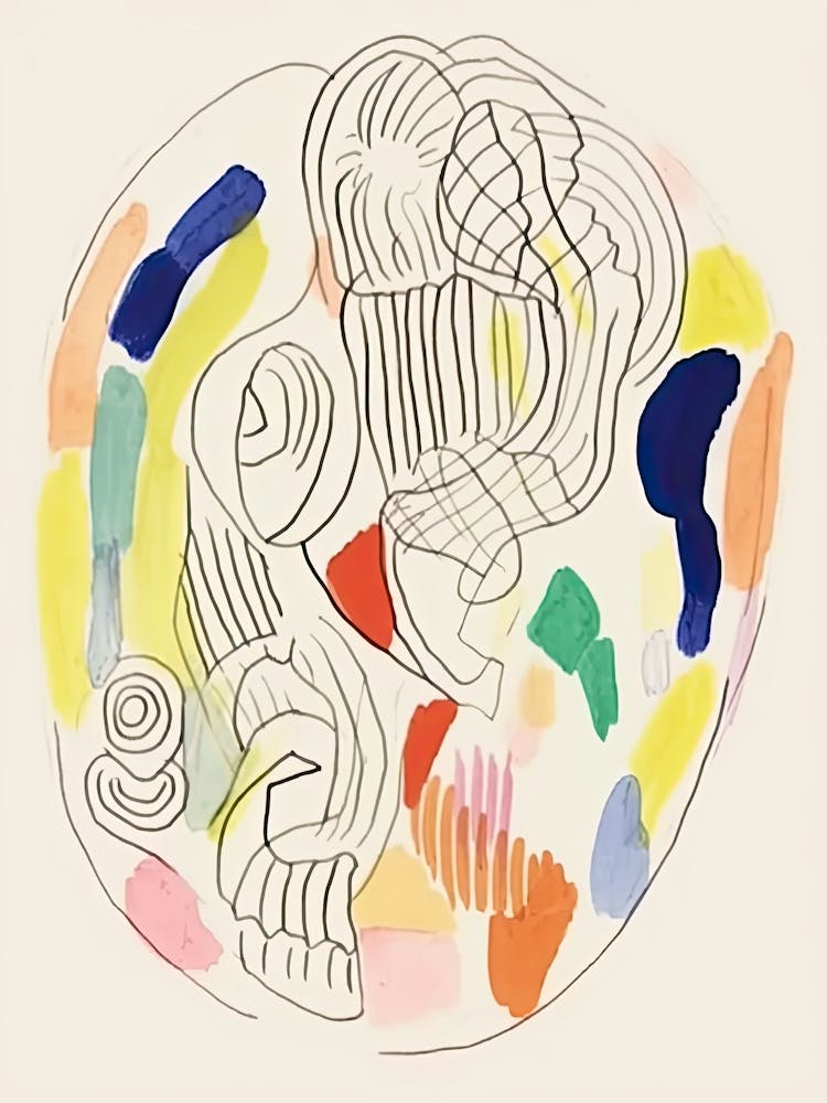 Enigma Line Art Abstract 0