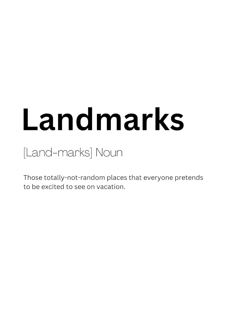 Landmarks Definition Meaning