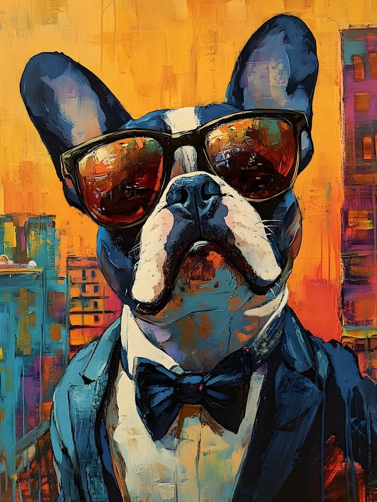 Whimsical Frenchies At The Bar 11