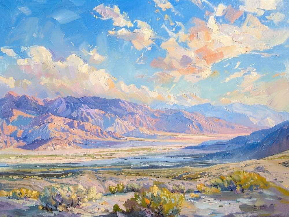 Western Landscapes Death Valley California 2 Art Print by The