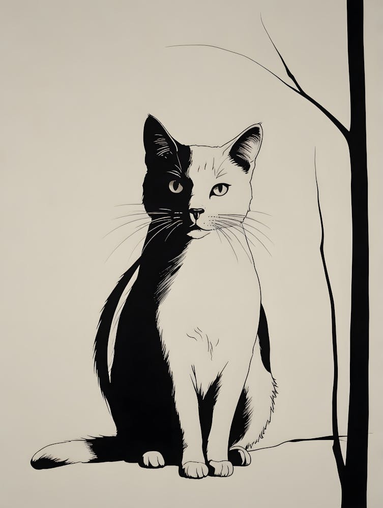 Cat In The Woods