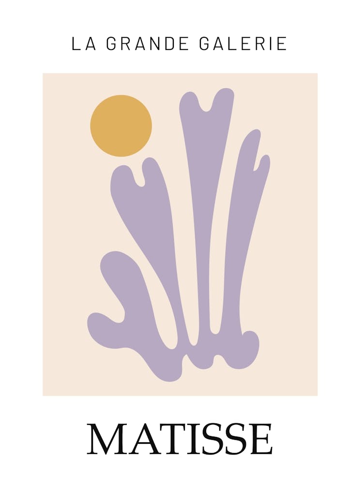 Danish Pastel Matisse poster