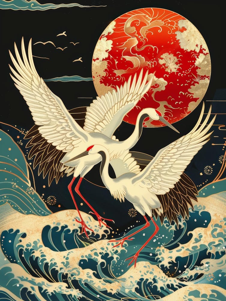Cranes In Flight 11
