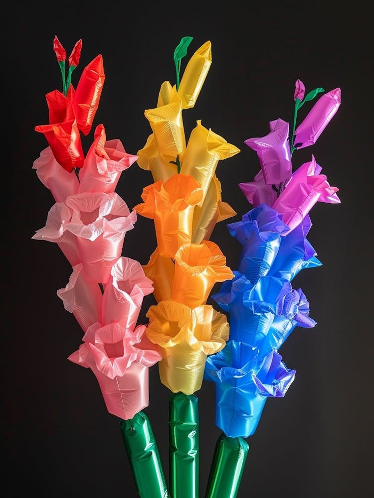 Bright Inflatable Flowers Delphinium 2