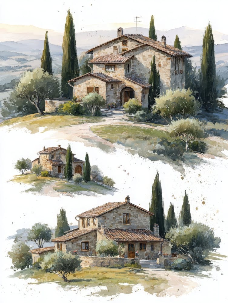 Aihrgdesign Isolated Watercolor Painting Of Countryside Lands 58d8e733 712f 4550 Bf2c 6a9e172459ff 1