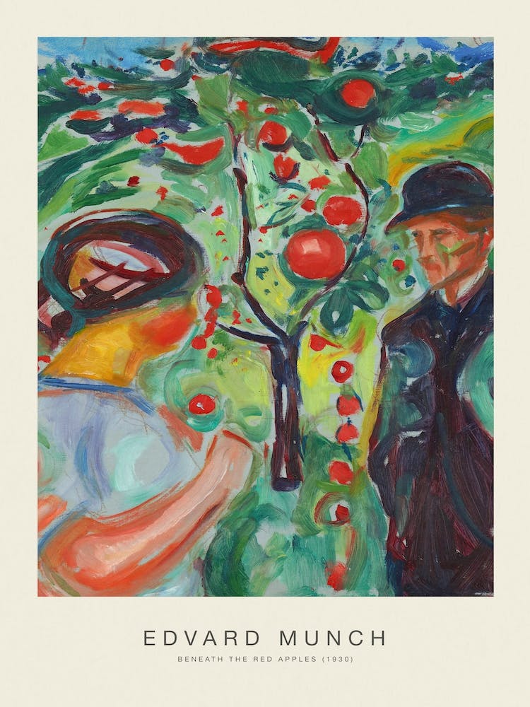 Beneath the Red Apples (Special Edition) - Edvard Munch