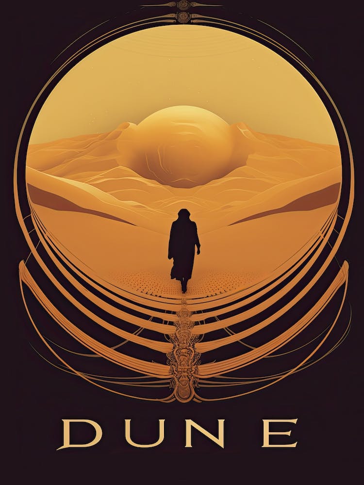 Dune Vintage Fan Art Poster 4