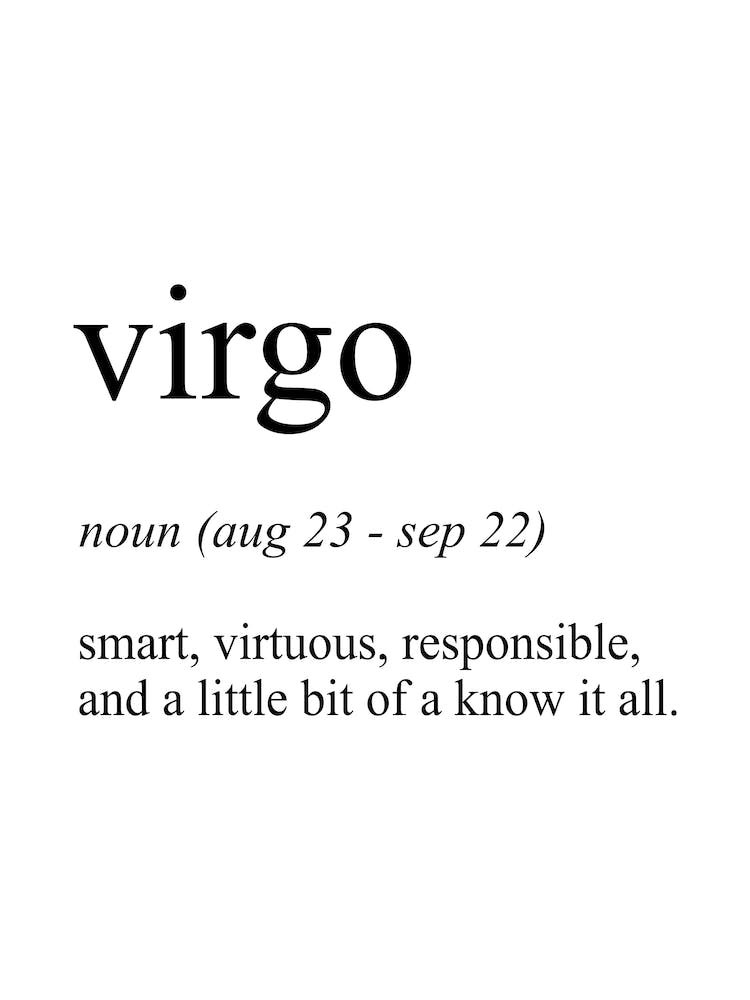 Virgo Star Sign Definition Meaning