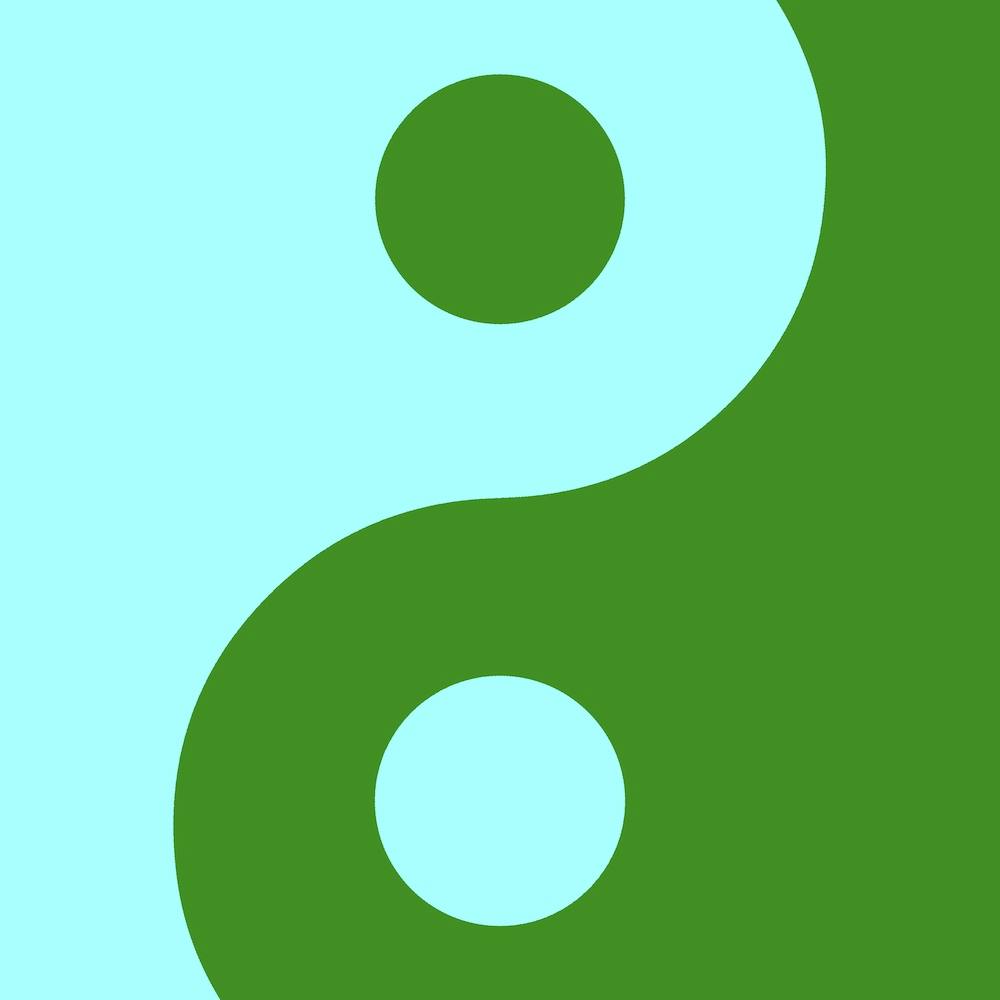 Colorful Yin Yang