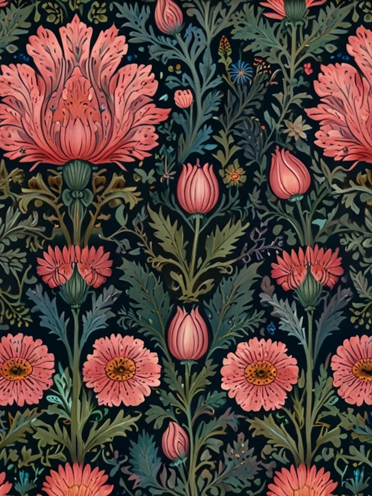 William Morris Floral Pattern 14