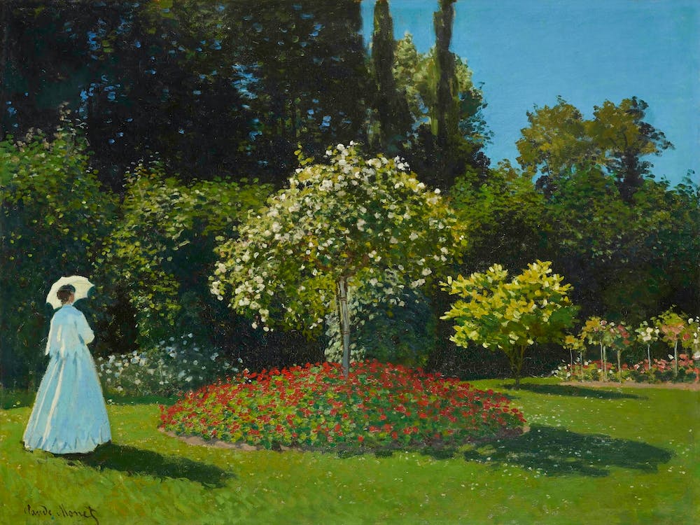 Lady In The Garden (1867), 1, Claude Monet