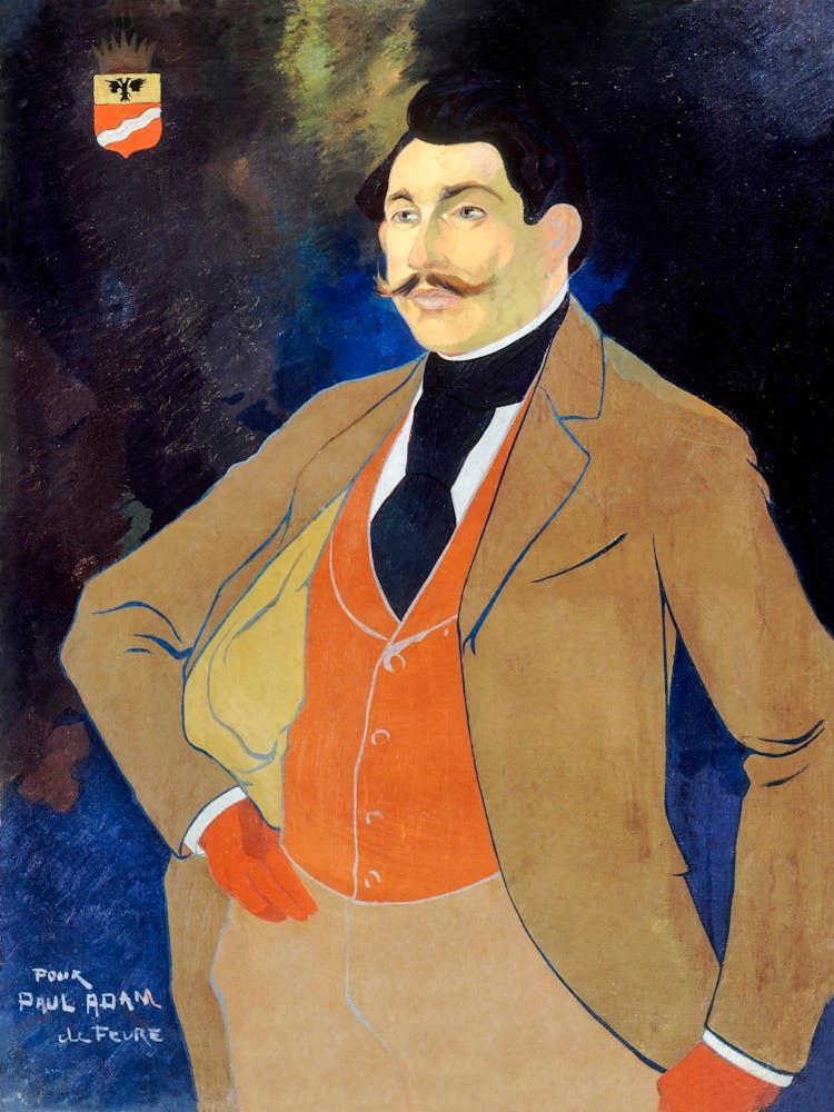 Portrait of Paul Adam (1862–1920), writer (ca. 1900), Georges de Feure