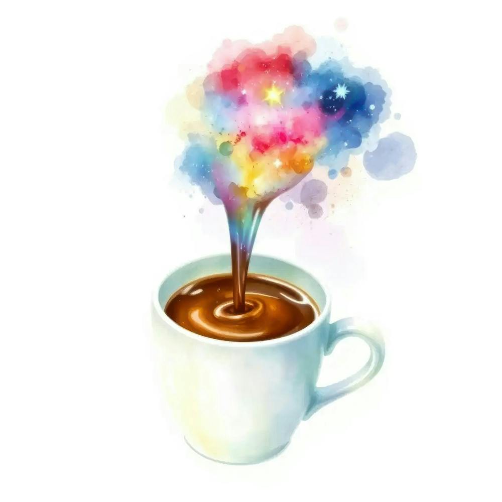 Coffee Cup With Flowers