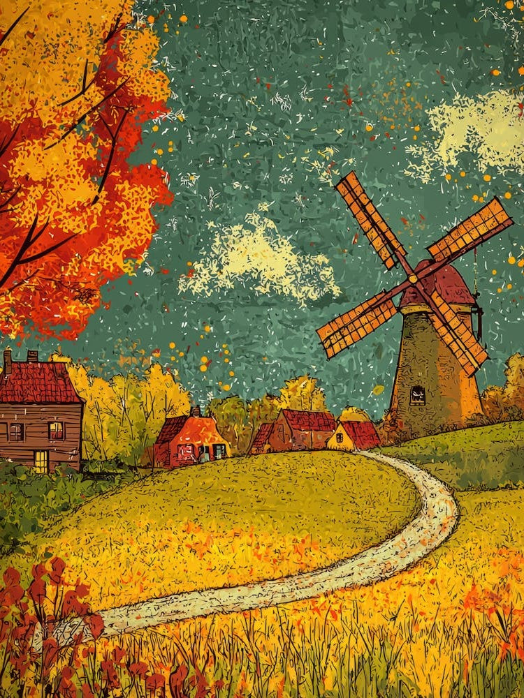 Autumn Windmill