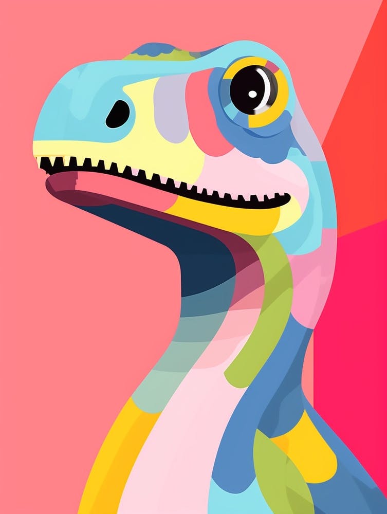 Colourful Dinosaur Omeisaurus 1
