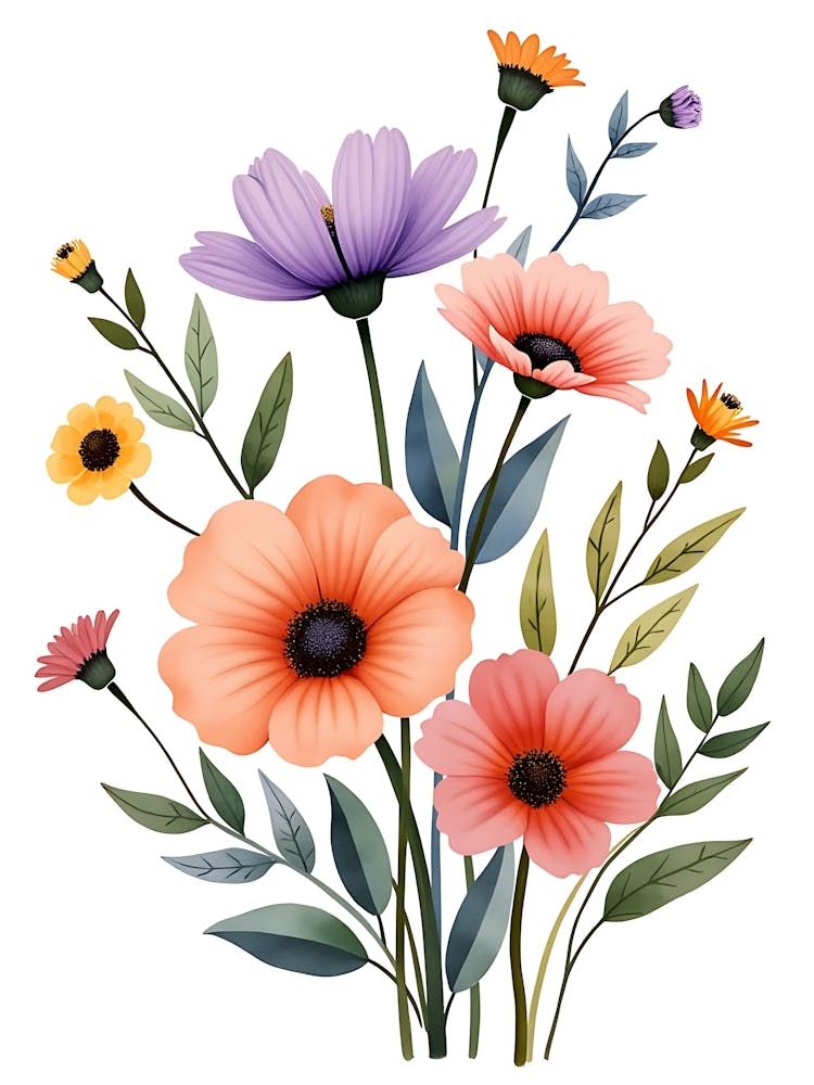 Delicate Floral Design For Interior Harmony