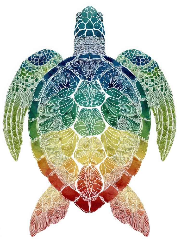 Rainbow Turtle 1